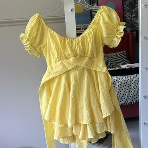 altard state yellow romper